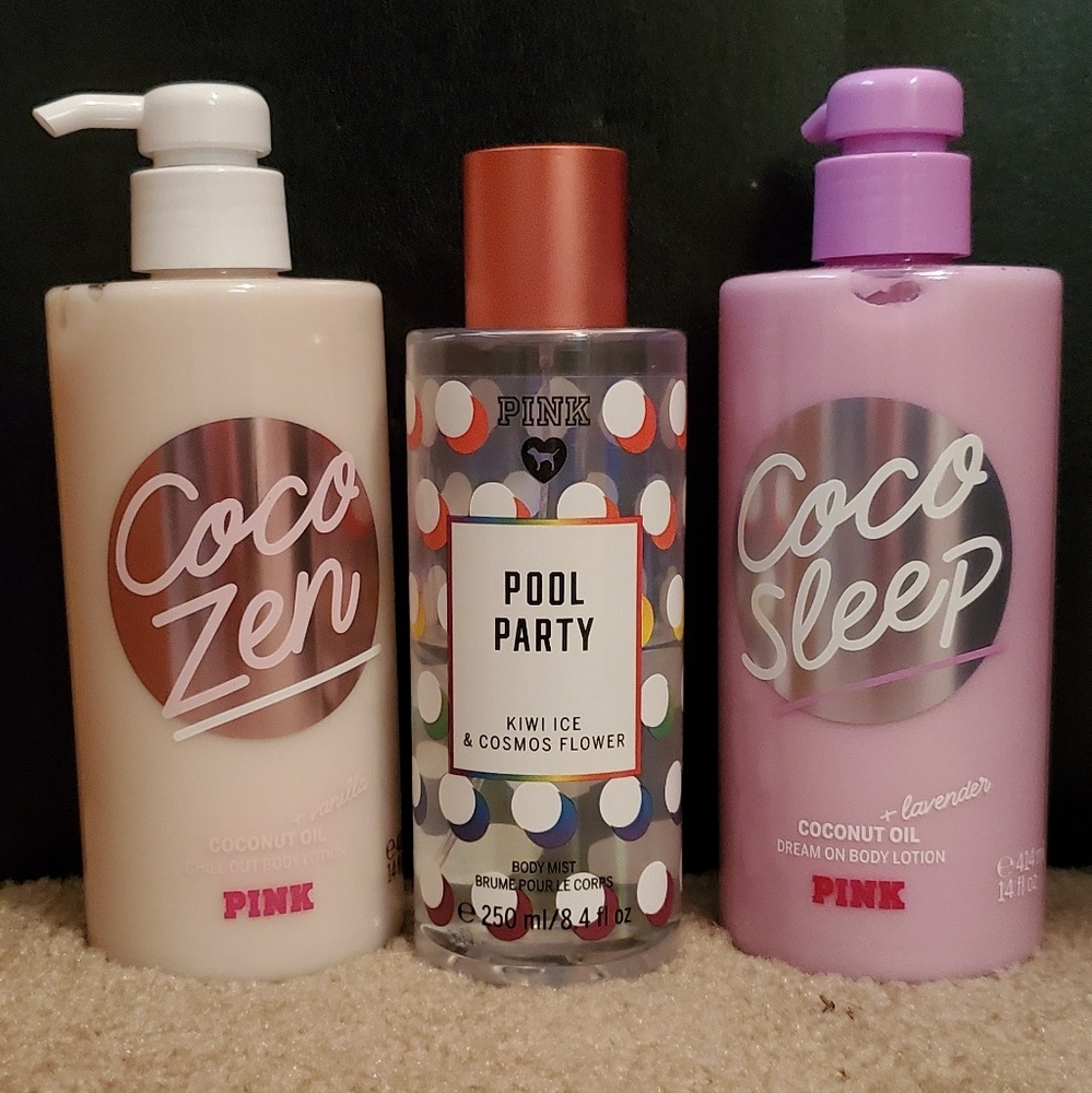 PINK Lotions and Mist Set
